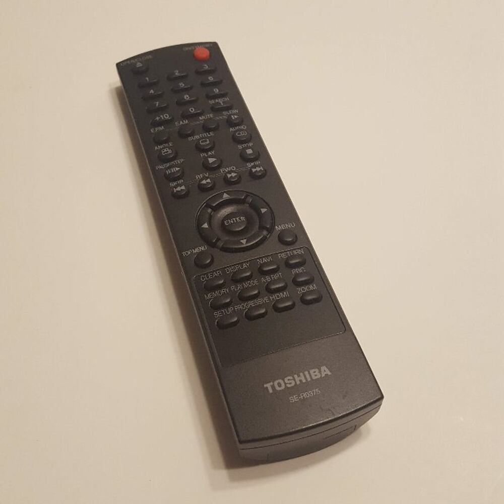 Toshiba SE-R0375 DVD Remote Control